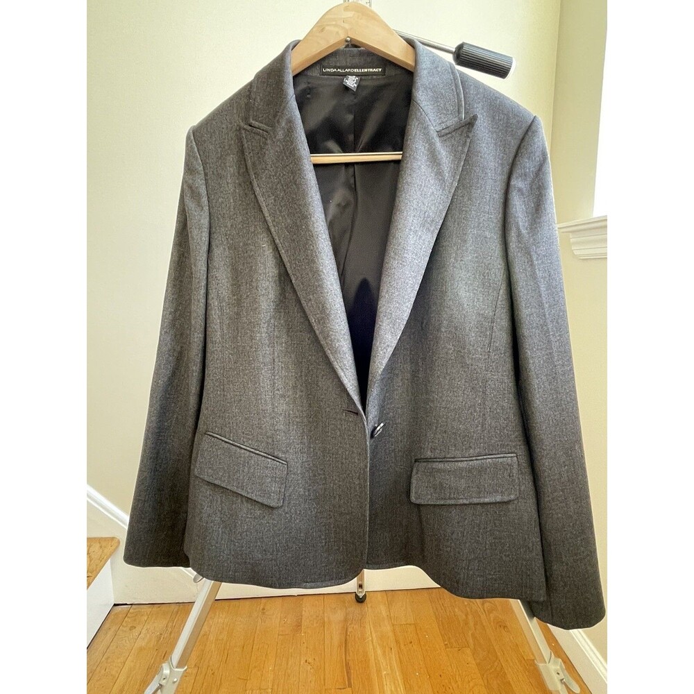 Vintage Linda Allard Ellen Tracy Women’s Suit Jacket Size 16 wool